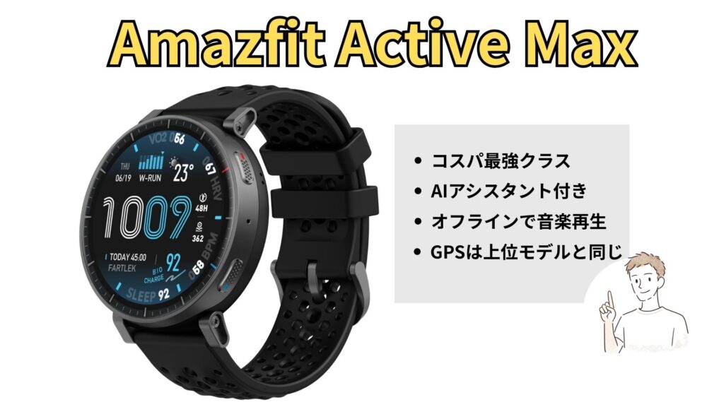 Amazfit Active MAX購入ガイド