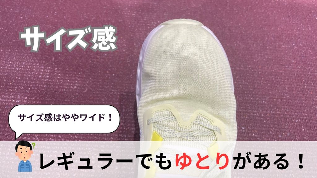 Cloudmonster3サイズ感は
